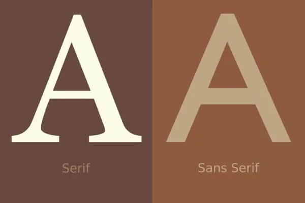 T-shirts personnalisés avec polices sans serif