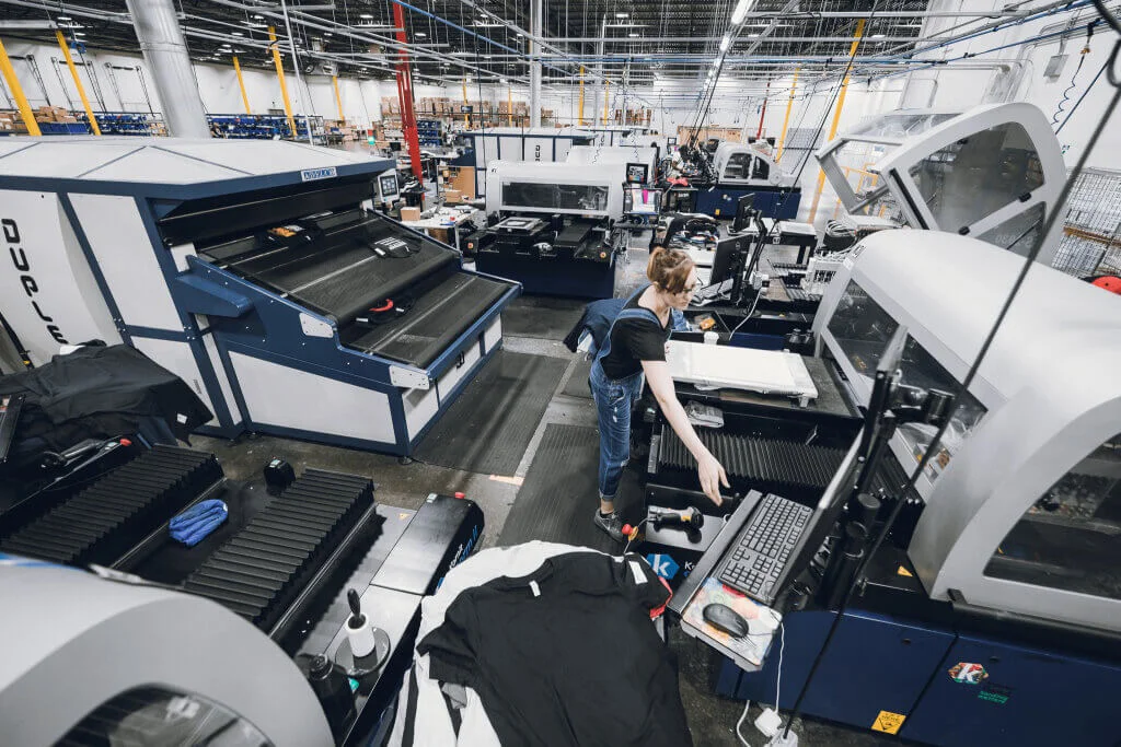 Impression numérique directe DTG