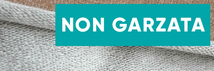 felpa non garzata