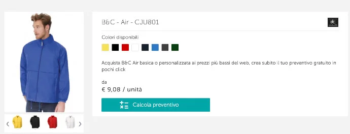 coupe-vent personnalisés B&C Air