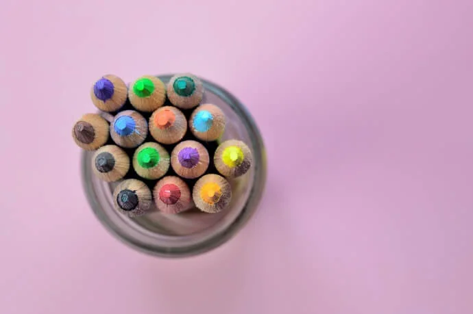 Crayons personnalisés pour enfants