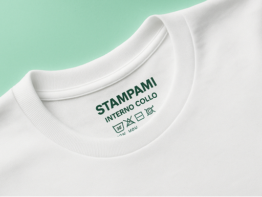 Impression à l'intérieur du col